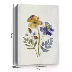 Kirklands Home Pressed Flower Memories III Canvas Art Print Best