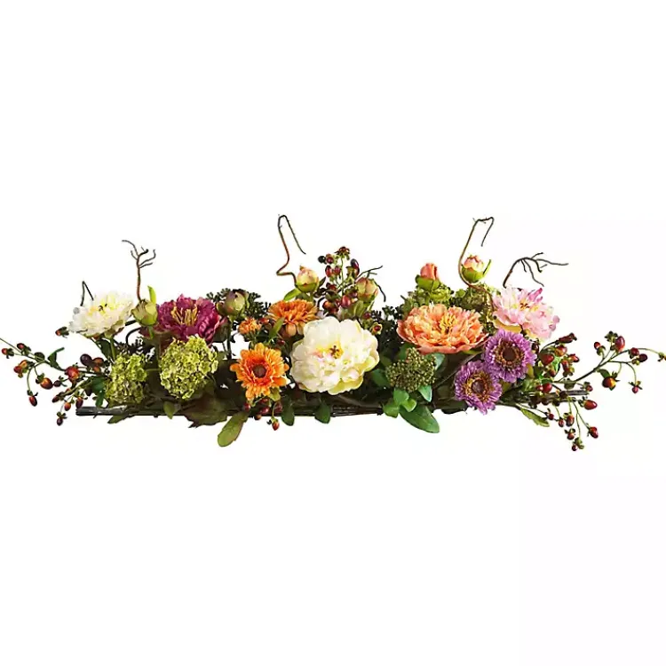 Arrangements & Greenery>Kirklands Home Pretty Peony Garden Mix Arrangement