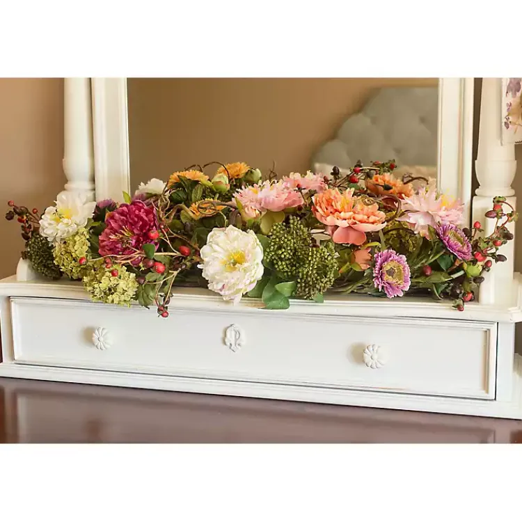 Arrangements & Greenery>Kirklands Home Pretty Peony Garden Mix Arrangement