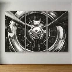Kirklands Home Propeller Giclee Canvas Art Prints, Set of 3