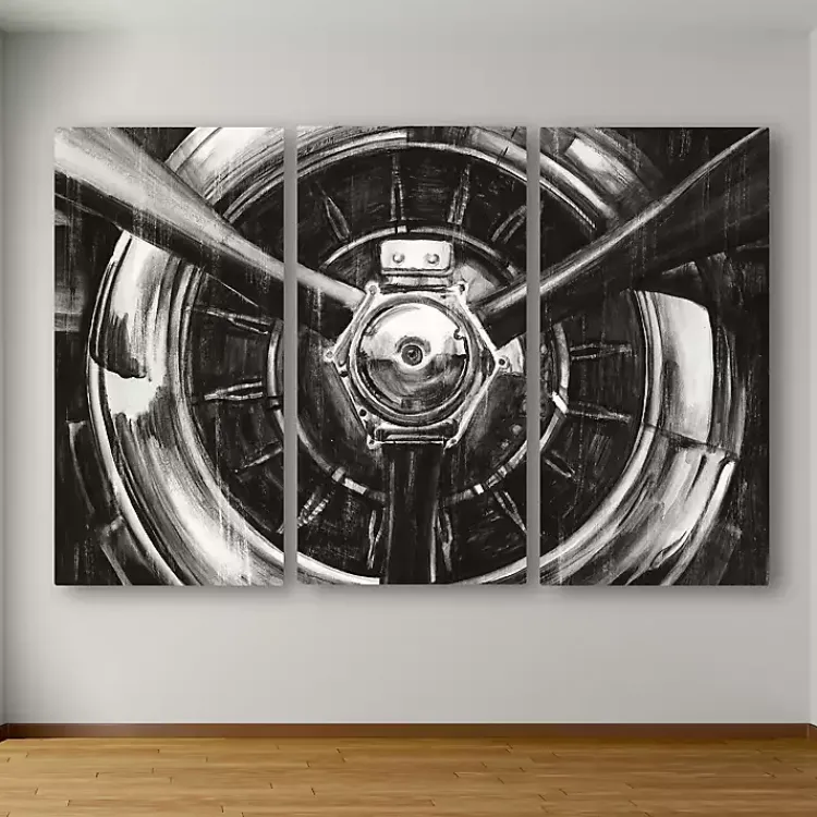 Kirklands Home Propeller Giclee Canvas Art Prints, Set of 3