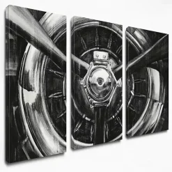 Kirklands Home Propeller Giclee Canvas Art Prints, Set of 3