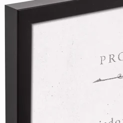 Kirklands Home Proverbs Black Framed Canvas Art Print Outlet