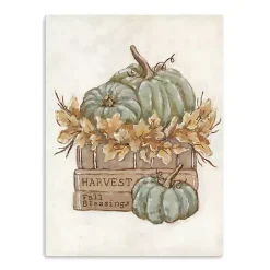 Fall>Kirklands Home Pumpkin Book Stack Canvas Art Print