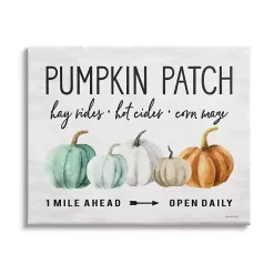 Fall>Kirklands Home Pumpkin Patch Farmhouse Canvas Art Print