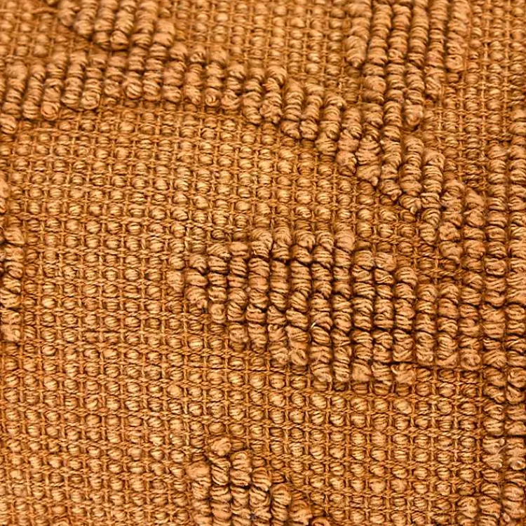 Pillows>Kirklands Home Pumpkin Stonewash Botanical Pillow Orange
