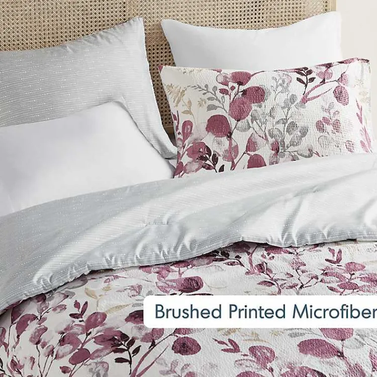 Kirklands Home Purple Botanical 3-pc. Full/Queen Comforter Set Sale