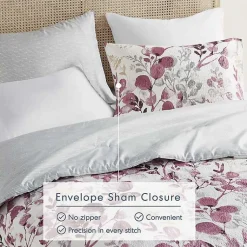 Kirklands Home Purple Botanical 3-pc. King Comforter Set Hot