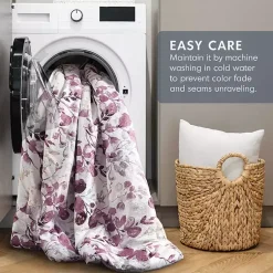 Kirklands Home Purple Botanical 2-pc. Twin/Twin XL Comforter Set Hot