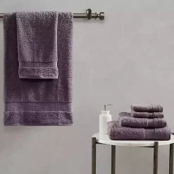 Kirklands Home Egyptian Cotton 6-pc. Towel Set Purple Hot