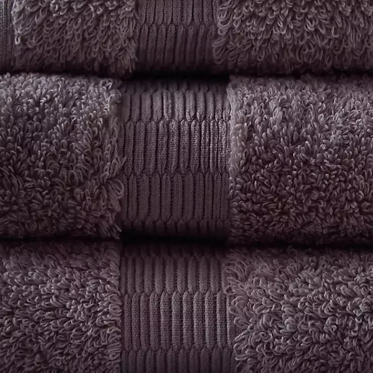 Kirklands Home Egyptian Cotton 6-pc. Towel Set Purple Hot