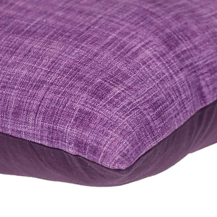 Pillows>Kirklands Home Textured Velvet Pillow Purple