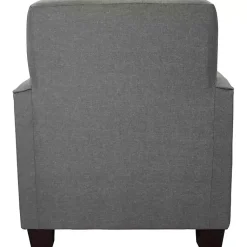 Kirklands Home Quartz Johnston Upholstered Accent Chair Gray Discount