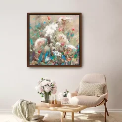 Kirklands Home Queen Ann's Garden Framed Canvas Art Print Sale
