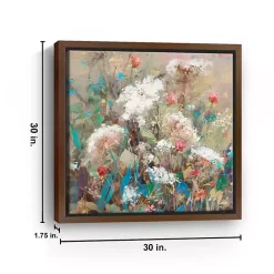 Kirklands Home Queen Ann's Garden Framed Canvas Art Print Sale