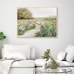 Kirklands Home Quiet Meadow Framed Canvas Art Print Sale