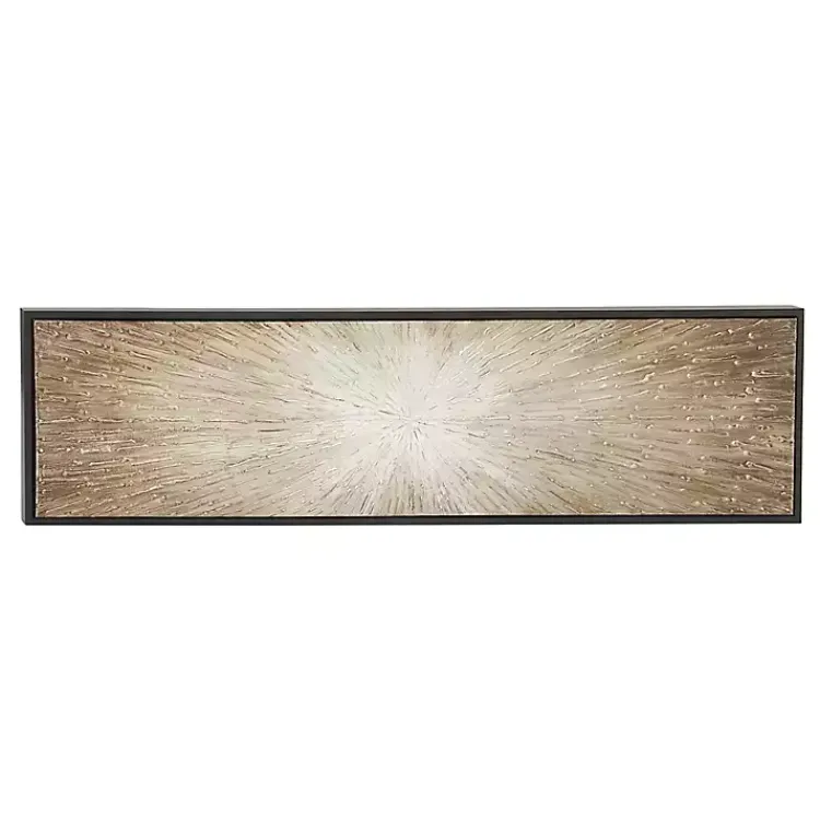 Kirklands Home Radial Sunburst Framed Canvas Art Print Hot