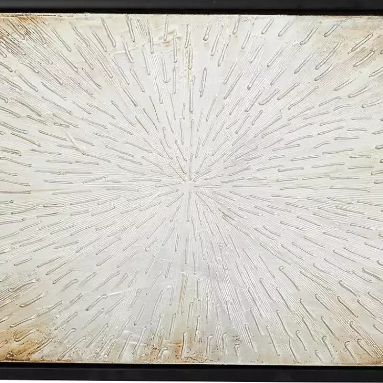 Kirklands Home Radial Sunburst Framed Canvas Art Print Hot