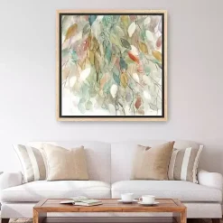Kirklands Home Rainy Cascade I Framed Canvas Art Print, 40x40 Multi Sale