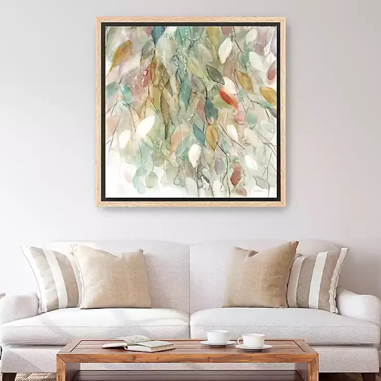 Kirklands Home Rainy Cascade I Framed Canvas Art Print, 40x40 Multi Sale