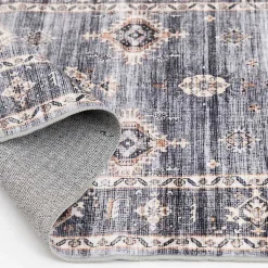 Kirklands Home Raquel Washable Area Rug, 7x9 Gray Sale