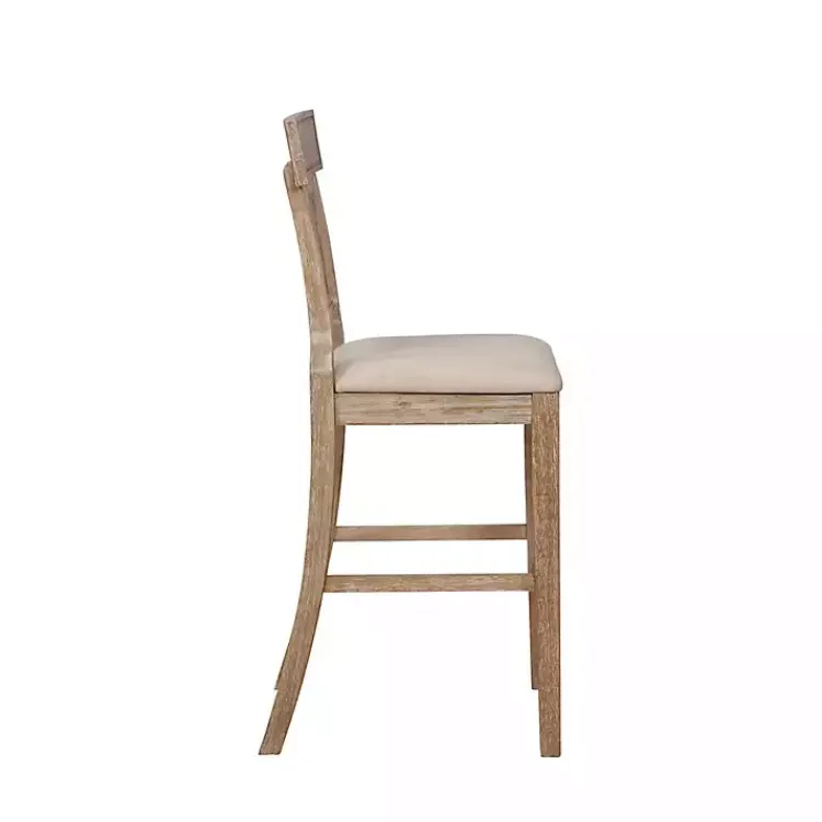 Kirklands Home Ray with Washed Finish Bar Stool Brown Best