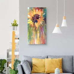 Kirklands Home Rays of Sun Canvas Art Print Multi Clearance