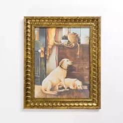 Kirklands Home Ready for a Walk Framed Art Print Multi New