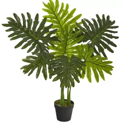 Trees & Topiaries>Kirklands Home Real Touch Potted Tree Philodendron, 36 in.
