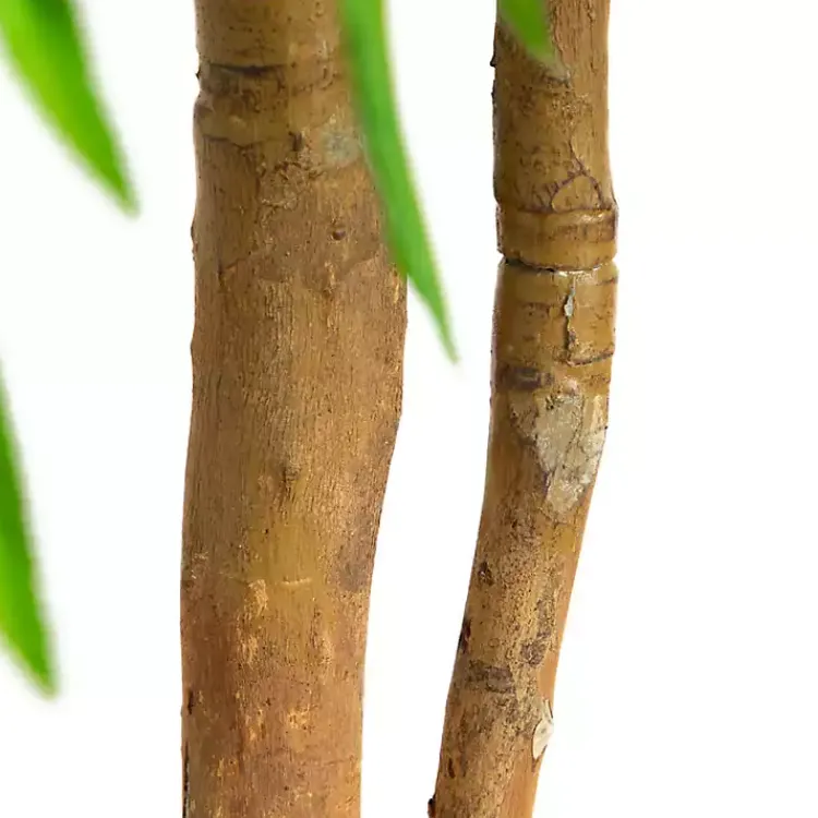 Trees & Topiaries>Kirklands Home Real Touch Willow Tree in Black Planter, 5 ft.