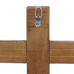 Kirklands Home Reclaimed Wood Cross Wall Plaque Brown Clearance