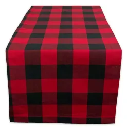 Christmas Dining & Entertaining>Kirklands Home Red & Black Buffalo Check Table Runner