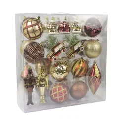 Christmas Ornaments>Kirklands Home Red & Gold Mix 36-pc. Christmas Ornament Set