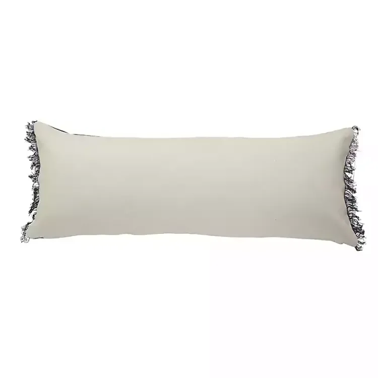 Pillows>Kirklands Home Red & Navy Nautical Rope Lumbar Pillow