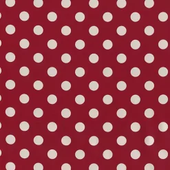 Kirklands Home Red & White Polka Dot Square Cushions, Set of 2 Outlet