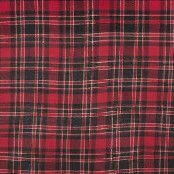 Christmas Tree Skirts & Collars>Kirklands Home Red and Black Classic Plaid Tree Skirt