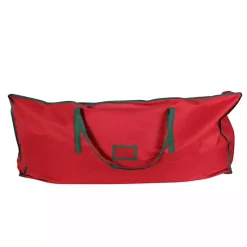 Seasonal Storage>Kirklands Home Red and Green Christmas Storage Bag with ID Window