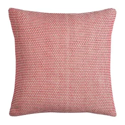Pillows>Kirklands Home Red and Ivory Geometric Pillow, 22 in.