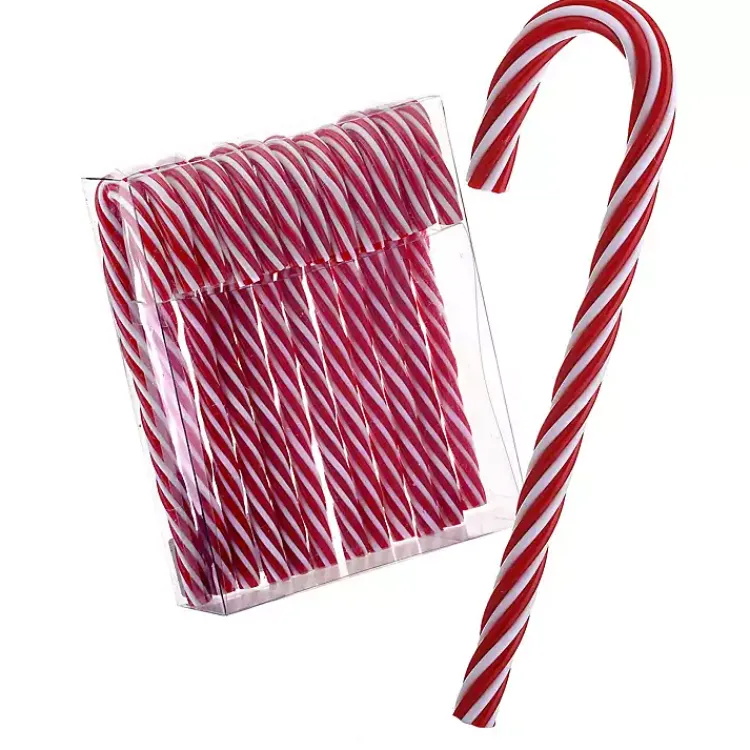 Christmas Ornaments>Kirklands Home Red and White Candycane Ornaments, Set of 12