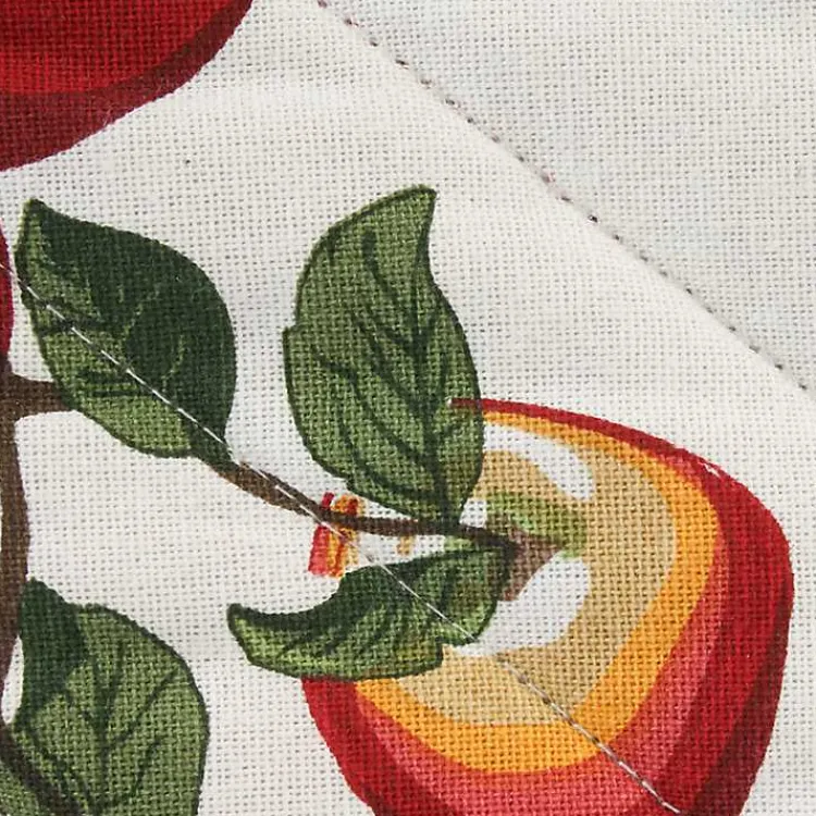 Kirklands Home Red Apples 4-pc. Kitchen Towel and Pot Holder Set New