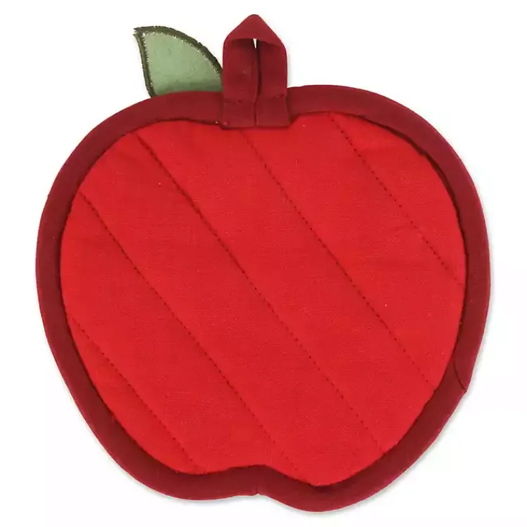 Kirklands Home Red Apples 4-pc. Kitchen Towel and Pot Holder Set New