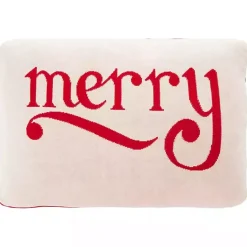 Christmas Pillows>Kirklands Home Red Be Merry Pillow