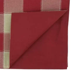 Kirklands Home Red Block Plaid Table Runner, 90 in. Best