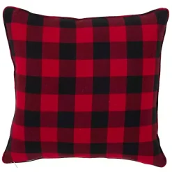Pillows>Kirklands Home Red Buffalo Check Snowflake Christmas Pillow