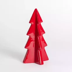 Christmas Decorations>Kirklands Home Ceramic Christmas Tree, 15 in. Red