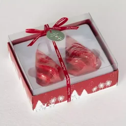 Candles>Kirklands Home Christmas Tree Kitira Candles, Set of 2 Red