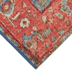 Kirklands Home Diamond Medallion Indoor/Outdoor Rug, 3x4 Red Sale