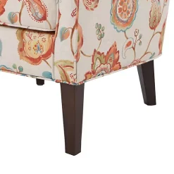 Kirklands Home Red Floral Colette Accent Chair Hot