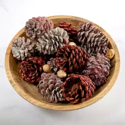 Home Fragrance>Kirklands Home Red Glitter Cinnamon Pinecones Potpourri