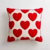 Valentines Day Decorations>Kirklands Home Red Heart Applique Pillow